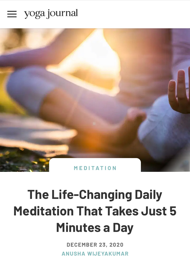 yoga journal article