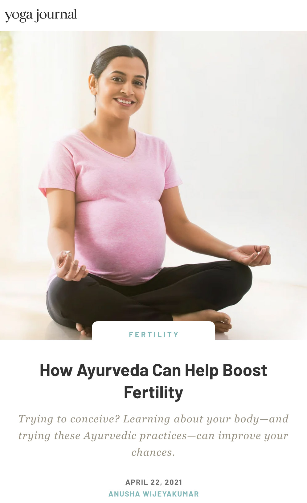 How Ayurveda Can Help Boost Fertility